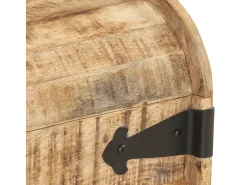 vidaxl Acessórios De Arrumação*Baús de arrumação 2 pcs madeira de mangueira maciça Natural claro