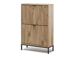 Vicco Móvel De Arrumação|Sapateira*Basculante de sapatos carvalho viking 60x24x92 eliza Natural escuro