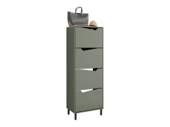 Vicco Móvel De Arrumação|Sapateira*Basculante de sapatos grün/artisan 60x38x167.4 marelle Verde