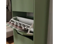 Vicco Móvel De Arrumação|Sapateira*Basculante de sapatos grün/artisan 60x38x129.5 marelle Verde