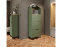 Vicco Móvel De Arrumação|Sapateira*Basculante de sapatos grün/artisan 60x38x129.5 marelle Verde