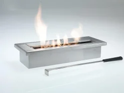 Base - Vela de mesa de bioetanol em aço cromado^ Outlet
