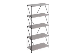 Vicco Prateleira*Bücherregal cinza-bege/preto 60x30x134.5 ravix Cinzento