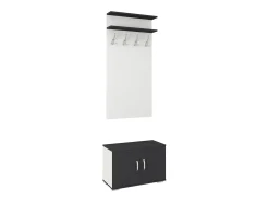 Bengaleiro Como, Antracite/Branco, L 66 cm^