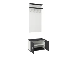 Bengaleiro Como, Antracite/Branco, L 66 cm^