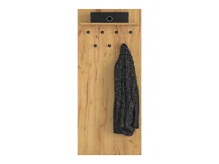 Bengaleiro de parede 7 pegs 1 prateleira Nilo Wood^Petits-Meubles Hot