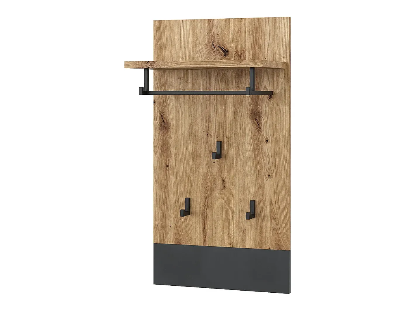 Bengaleiro de parede antracite 44x25.6x83 selena*Vicco Discount