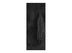 Petits-Meubles Cabide De Pé*Bengaleiro de parede com 7 ganchos Nilo Wood Preto