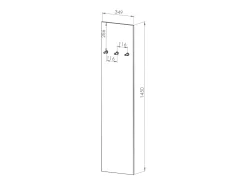 Bengaleiro de parede com 3 ganchos Liora Wood^Petits-Meubles New