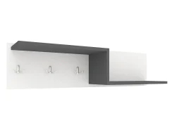 Cabide De Pé*Bengaleiro Grid, Antracite/Branco, 100 x 20 x 24 cm Cinza antracite
