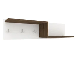 Clearance Bengaleiro Grid, Carvalho Bronz/Branco, 100 x 20 x 24 cm Cabide De Pé