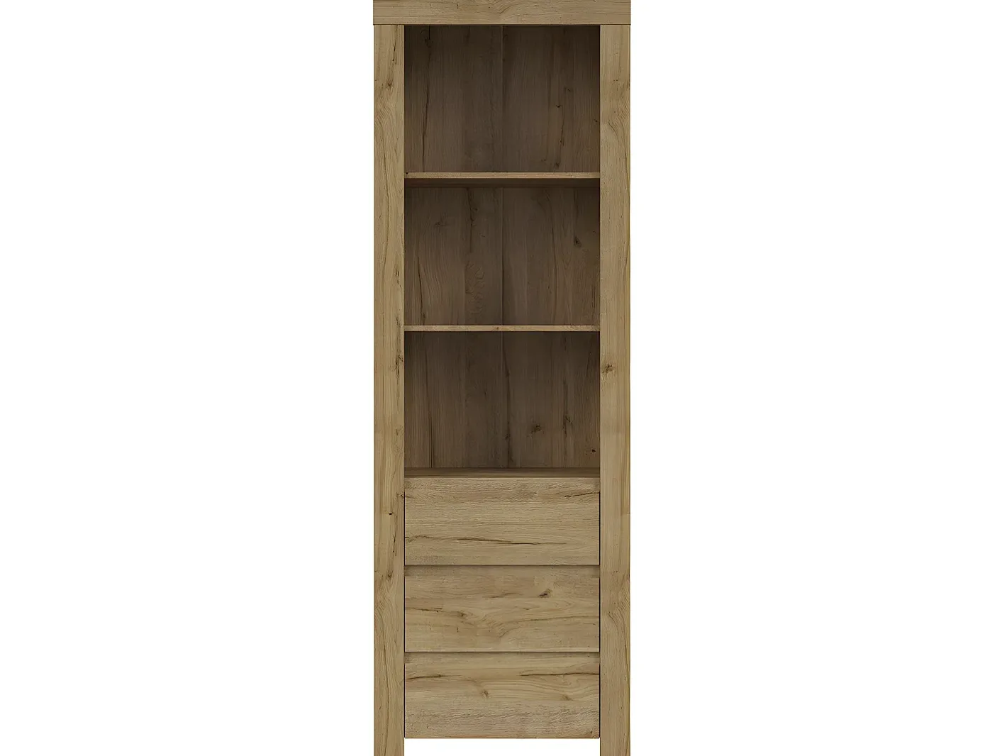 Biblioteca 3 gavetas Hella madeira 203cm*Petits-Meubles Discount