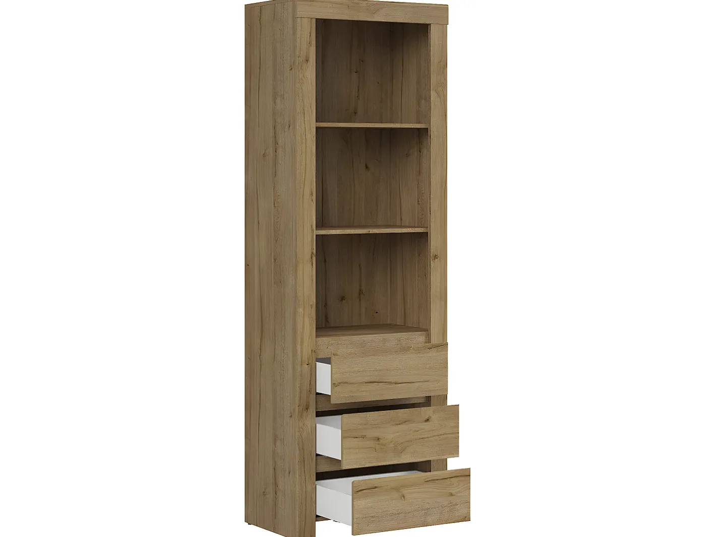 Biblioteca 3 gavetas Hella madeira 203cm*Petits-Meubles Discount
