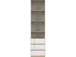Biblioteca 3 gavetas Pop e branco 200cm^Petits-Meubles Sale