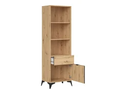 Biblioteca 1 porta 1 gaveta Mao madeira 197cm*Petits-Meubles New