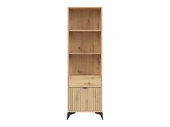 Biblioteca 1 porta 1 gaveta Mao madeira 197cm*Petits-Meubles New