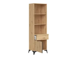 Biblioteca 1 porta 1 gaveta Mao madeira 197cm*Petits-Meubles New