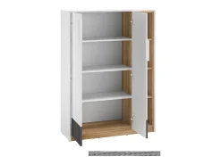 Sale Biblioteca 2 portas 1 gaveta Ronan 140cm Biblioteca