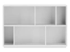 Herdasa Biblioteca*Biblioteca 2 prateleiras - A80cm x C119cm x P32cm - Nack Branco