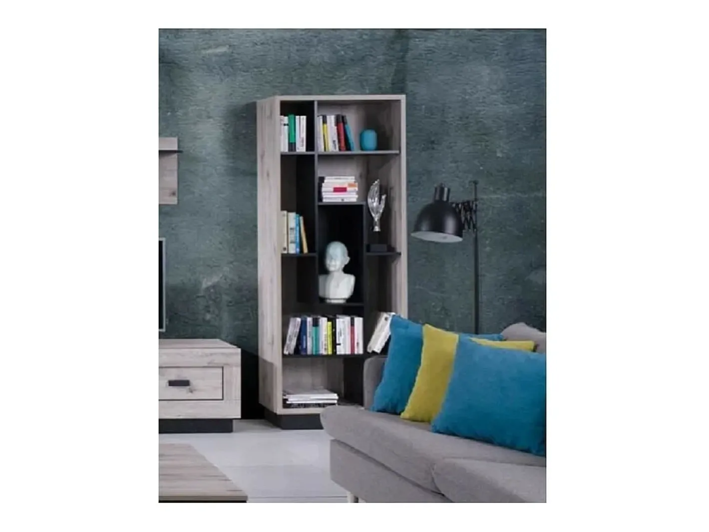 Biblioteca MALA na cor carvalho wellington.*Meublorama Clearance