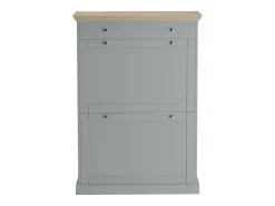 Binz | Sapateira com 2 Abas e 1 Gaveta em Carvalho Cinza Look*Loft24 Clearance