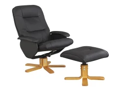 Bonito cadeirão reclinável + banco^Loft24 Discount