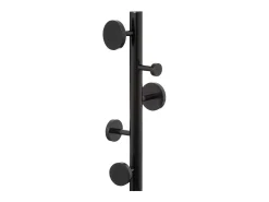 Five Cabide De Pé*Cabide circular para corredor com 8 cabides estilo industrial, 176 cm Preto