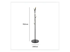 Cabide de metal , 6 cabides, 176 cm*Five Sale