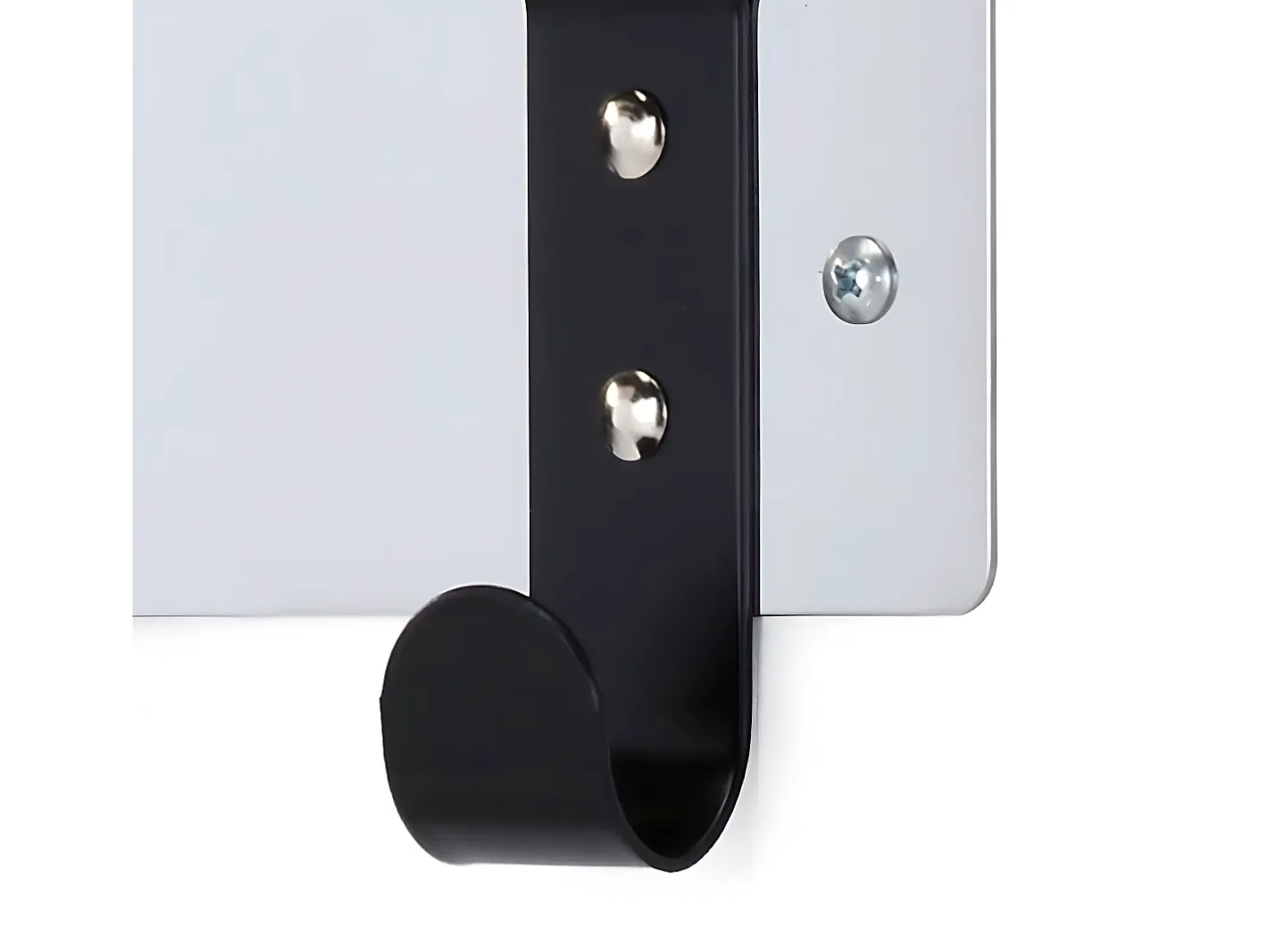 Cabide de parede - metal - prata e preto - JERINA^Casa Vital Outlet
