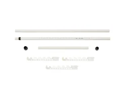Helloshop26 Cabide De Pé*Cabide telescópico com altura ajustável 110 - 305 cm 03_0003506 Branco
