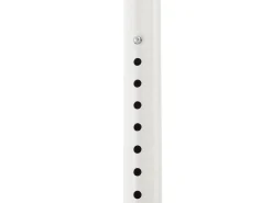 Helloshop26 Cabide De Pé*Cabide telescópico com altura ajustável 110 - 305 cm 03_0003506 Branco
