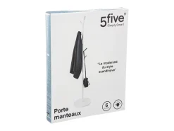 Cabideiro de pé com 6 cabides, , 176 cm*Five