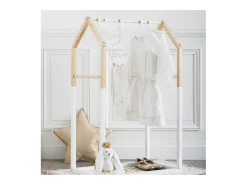 Cabideiro Infantil Casa 3 Barras -Carvalho 60 cm*Atmosphera for Kids