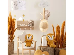 New Cabideiro infantil em forma de nuvem, 35 cm, melamina, e design em carvalho Cabide De Pé