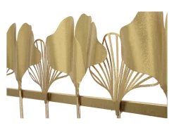 Cabides de Parede Folha 8, Ouro, 66,2x6x26,3 cm, Kendra Home* Outlet