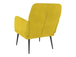 Sale Cadeira c/ apoio de braços 62x79x79 cm veludo Poltrona