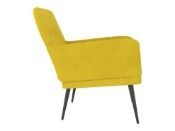 Sale Cadeira c/ apoio de braços 62x79x79 cm veludo Poltrona