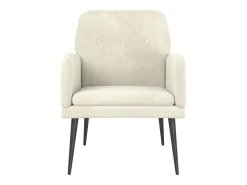 Cadeira c/ apoio de braços 62x79x79 cm veludo cor PT129697^ Best