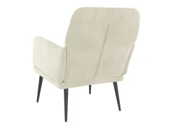 Cadeira c/ apoio de braços 62x79x79 cm veludo cor PT129697^ Best
