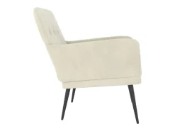 Cadeira c/ apoio de braços 62x79x79 cm veludo cor PT129697^ Best
