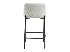Best Cadeira de balcão ELISE na cor branca, dimensões A91 x L44 x P42 cm, ideal para um balcão moderno. Banco