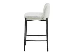 Best Cadeira de balcão ELISE na cor branca, dimensões A91 x L44 x P42 cm, ideal para um balcão moderno. Banco