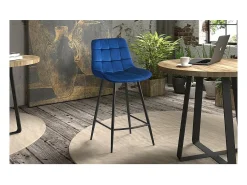 Best Cadeira de balcão 'Jute' Veludo , dimensões: A95 x L46 x P36 cm Banco