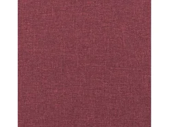 vidaxl Poltrona*Cadeira de baloiço com banco tecido tinto Vermelho