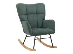 Loft24 Poltrona*Cadeira de baloiço Elza Tecido Belfast Verde