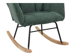 Loft24 Poltrona*Cadeira de baloiço Elza Tecido Belfast Verde