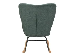 Loft24 Poltrona*Cadeira de baloiço Elza Tecido Belfast Verde