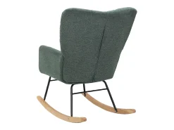 Loft24 Poltrona*Cadeira de baloiço Elza Tecido Belfast Verde