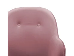 vidaxl Poltrona*Cadeira de baloiço veludo Rosa