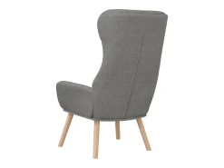 vidaxl Poltrona*Cadeira de descanso tecido -claro Cinzento